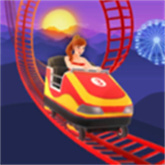 主题公园过山车游戏