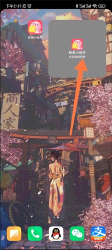 鲸鱼小组件怎么自定义图标1