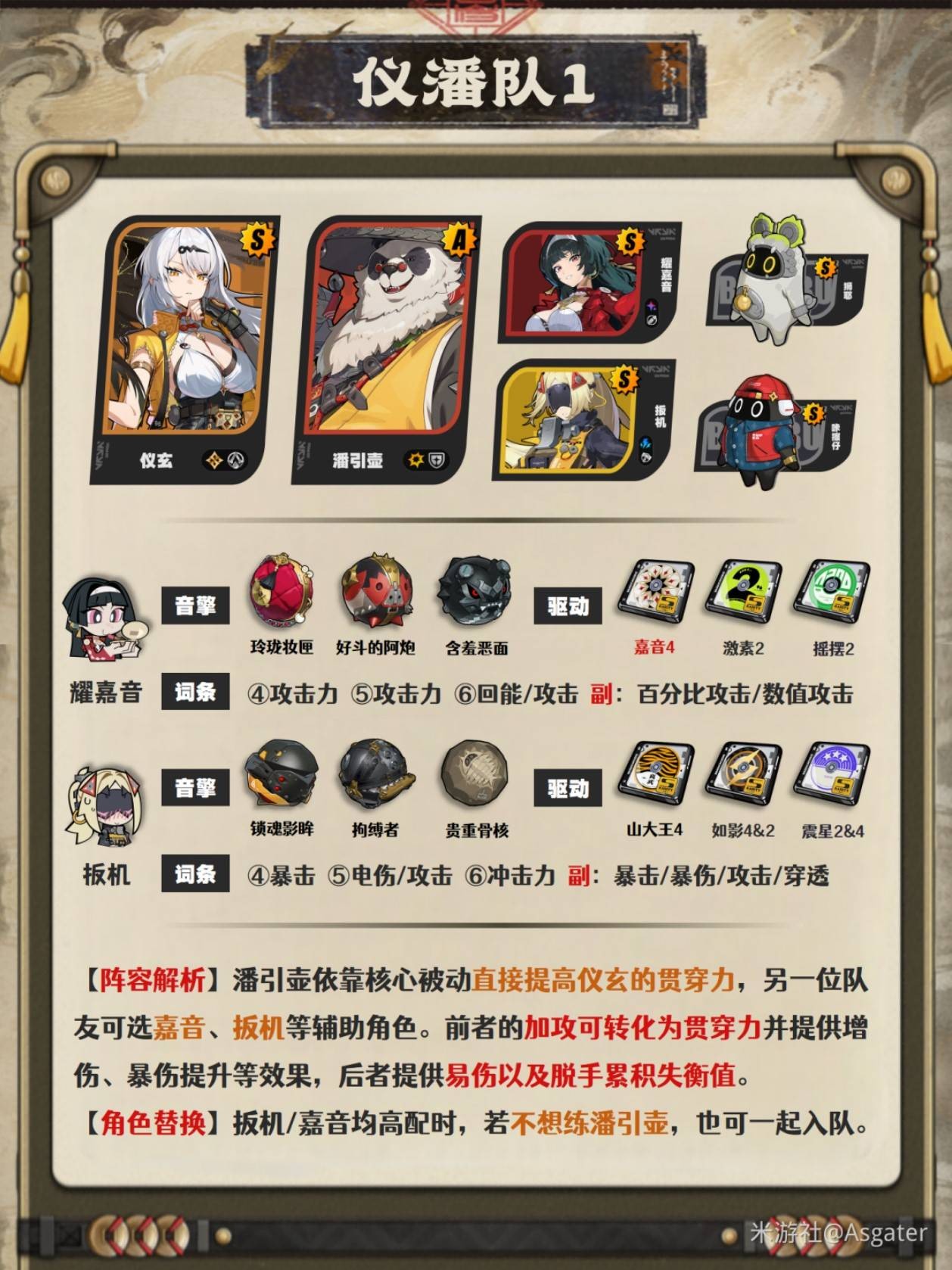絕區(qū)零儀玄音擎、驅(qū)動盤與配隊推薦 最全儀玄養(yǎng)成培養(yǎng)攻略[多圖]圖片6