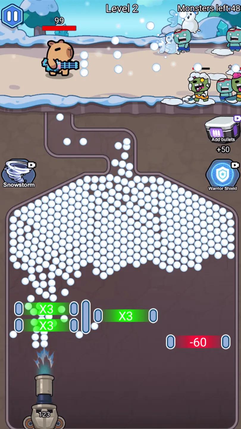 雪球子彈倍增器3