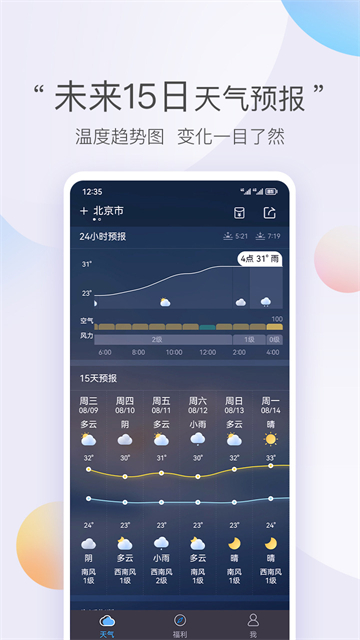 墨迹天气极速版2
