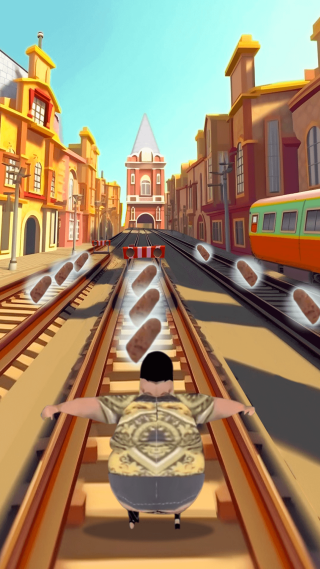 跑酷的少年22326