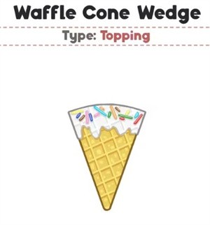 华夫蛋筒（Waffle Cone Wedge）