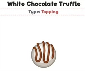 松露白巧克力（White Chocolate Truffle）