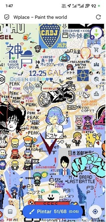 wplace像素地图13573