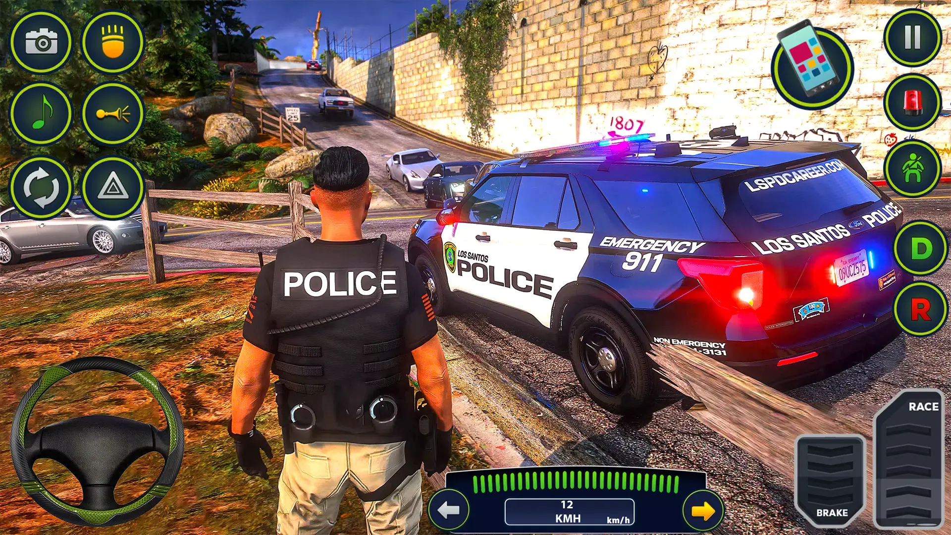 警车追逐模拟25578