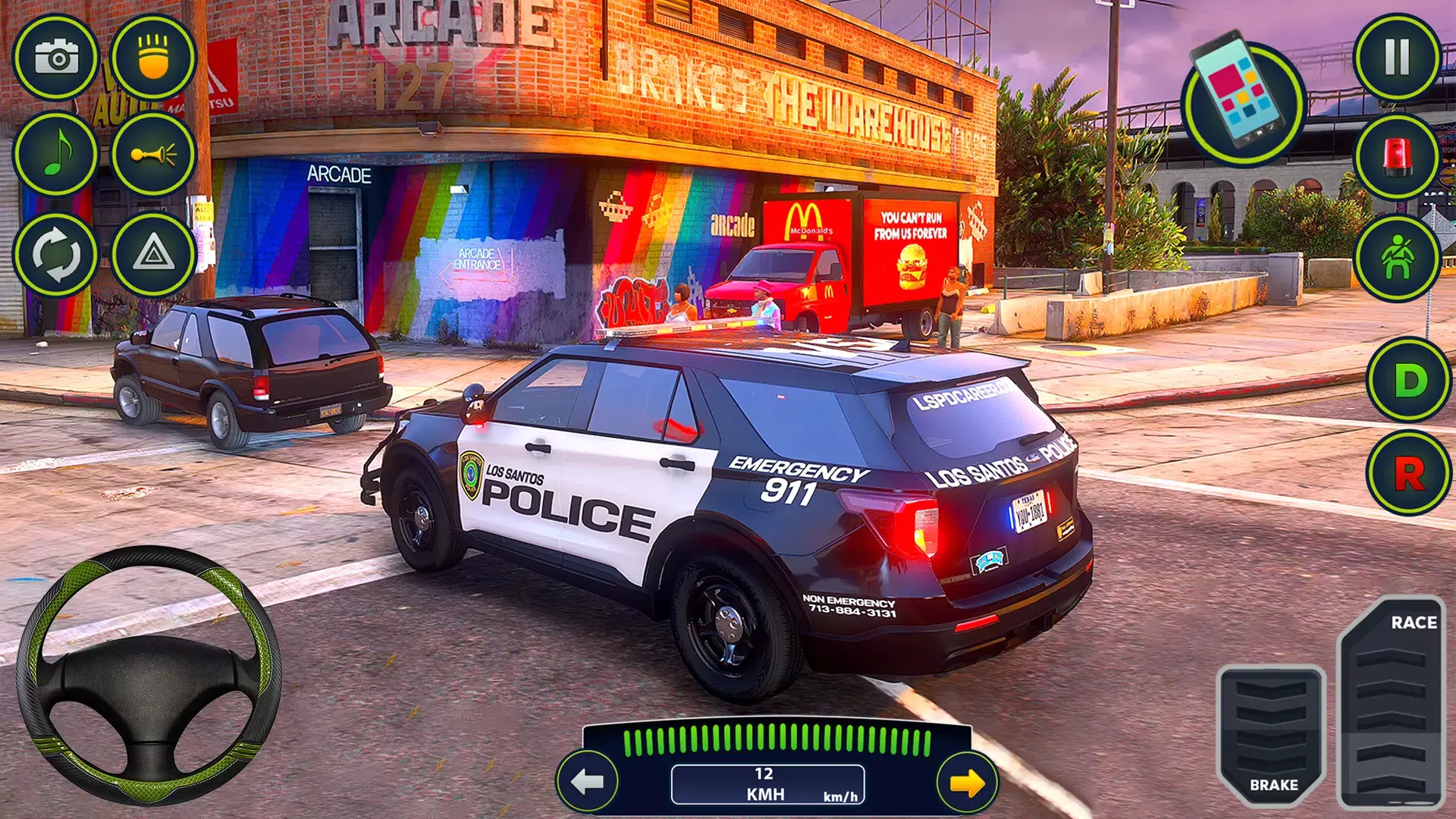 警车追逐模拟25578