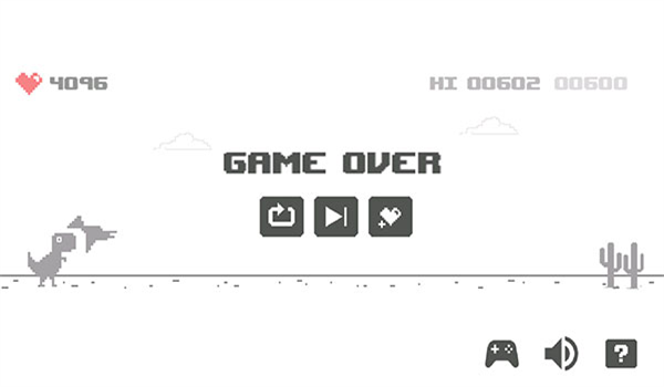 恐龙跳一跳小游戏0