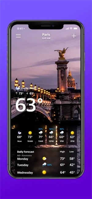 雅虎天气中文版14165