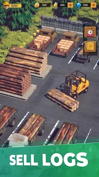 放置伐木场木材帝国26483