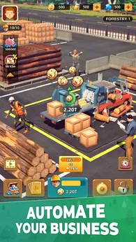 放置伐木场木材帝国