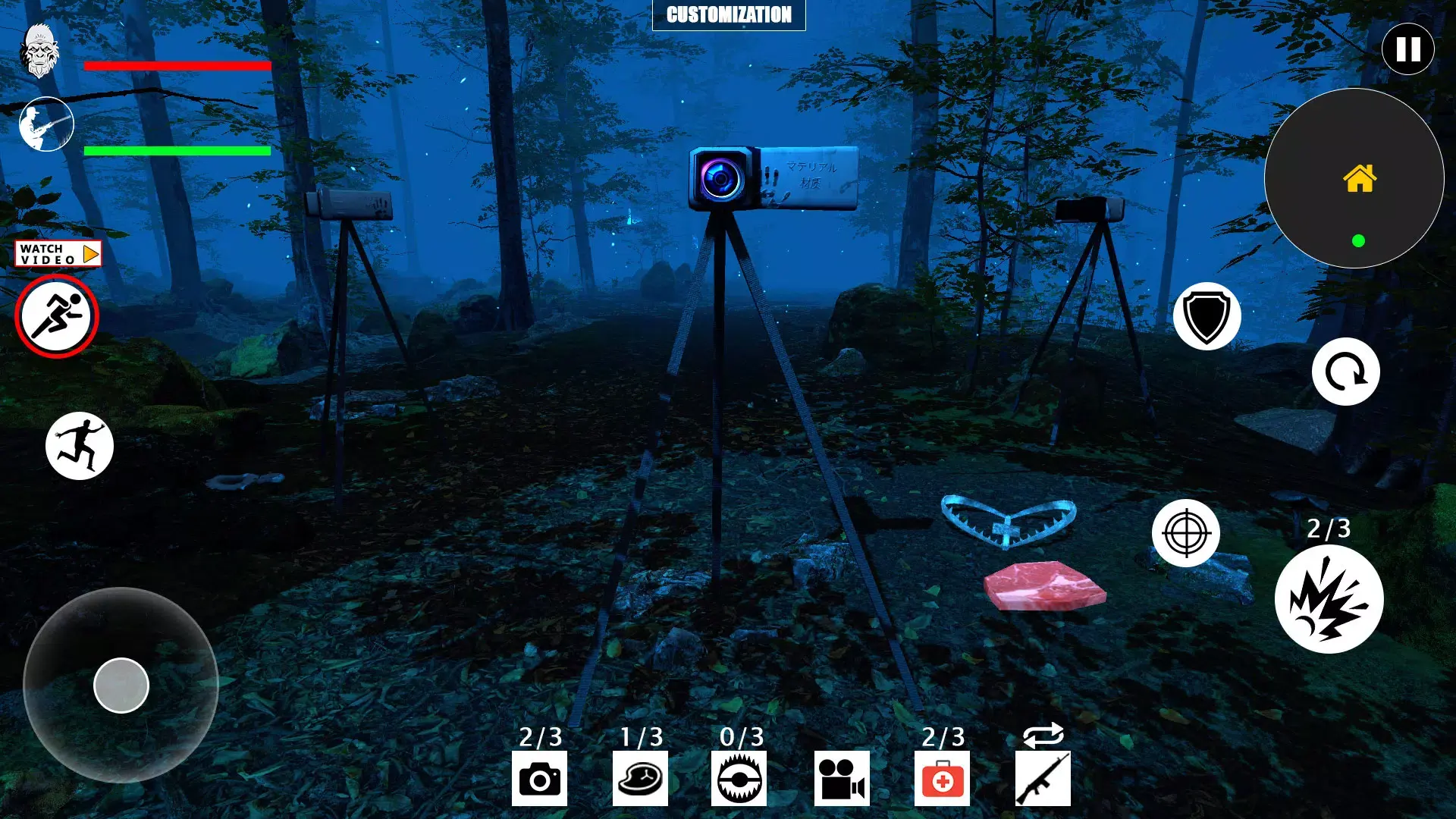 大脚怪狩猎森林怪物