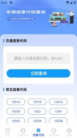 123违章代码速查