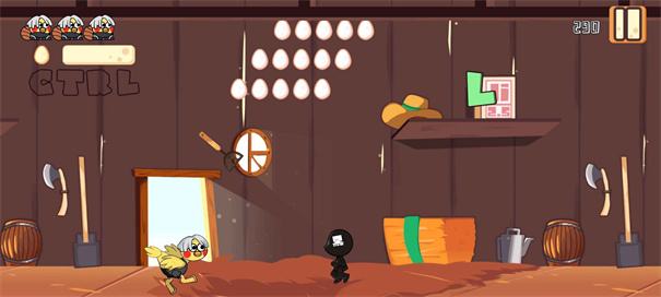 疯狂喷射鸡中文版0