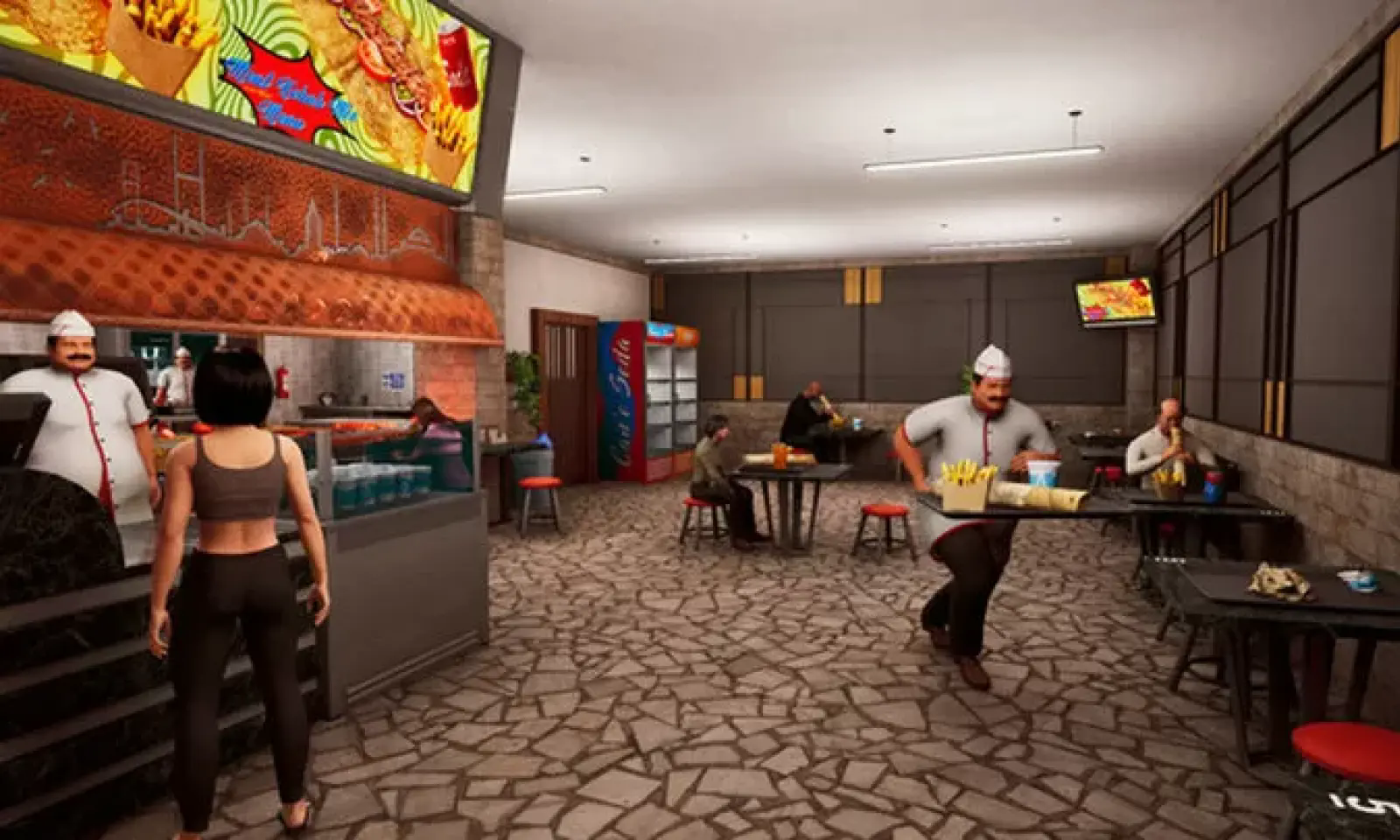 沙威玛卷饼店模拟器2