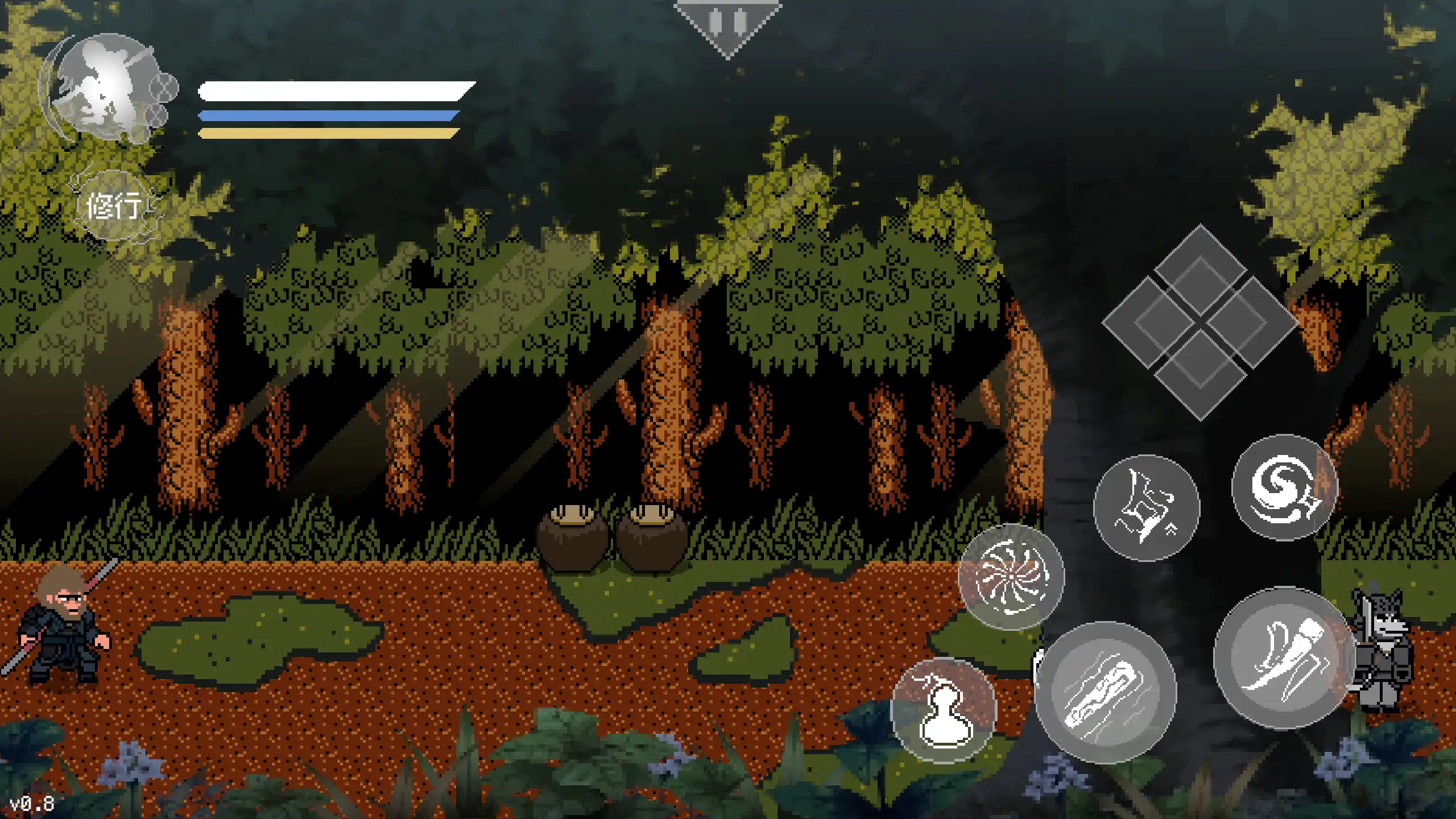 黑神话像素版花果山1