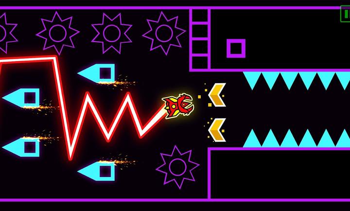 波浪冲刺几何箭头1