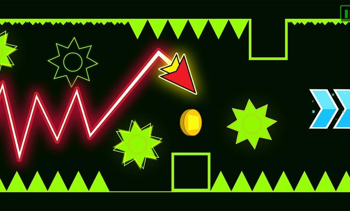 波浪冲刺几何箭头2