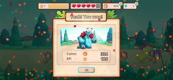 成功守护恐龙蛋