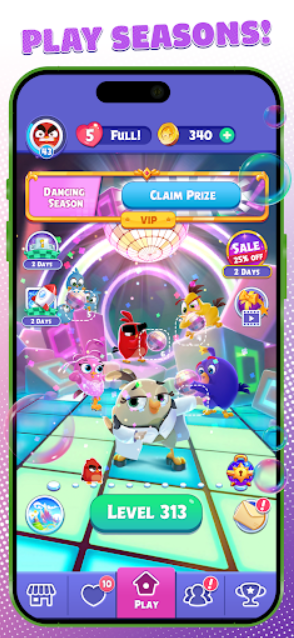 愤怒的小鸟梦幻爆破最新版1