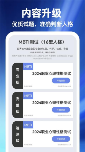 MBTI职业性格心理自测2