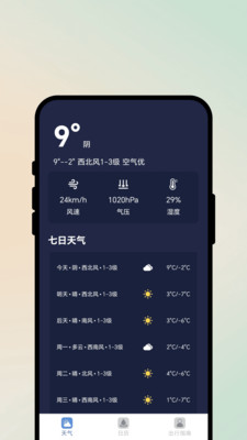 晴快识天仪15925