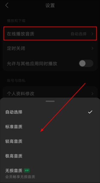 汽水音乐怎么修改播放音质