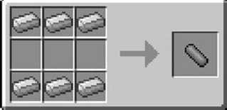 我的世界怎么做枪和子弹