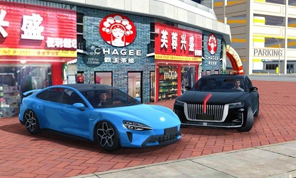 手动挡停车场国风版模组30689