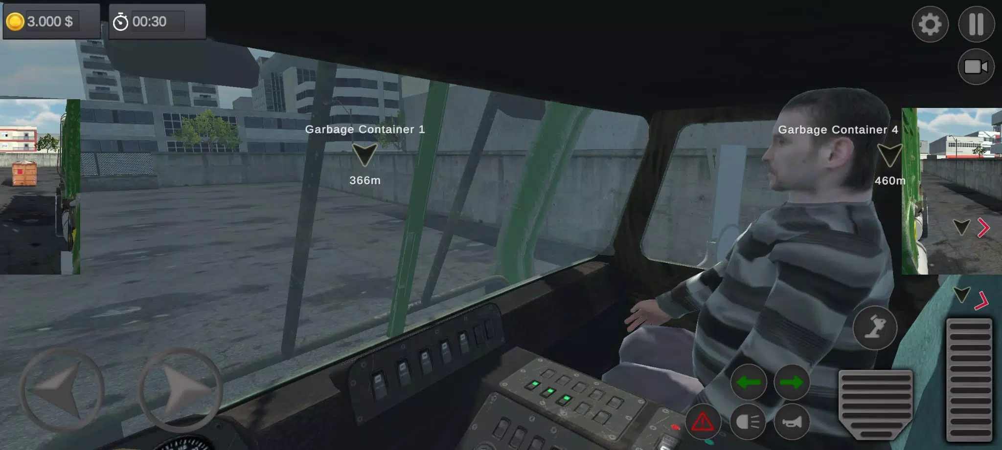 城市垃圾车司机0