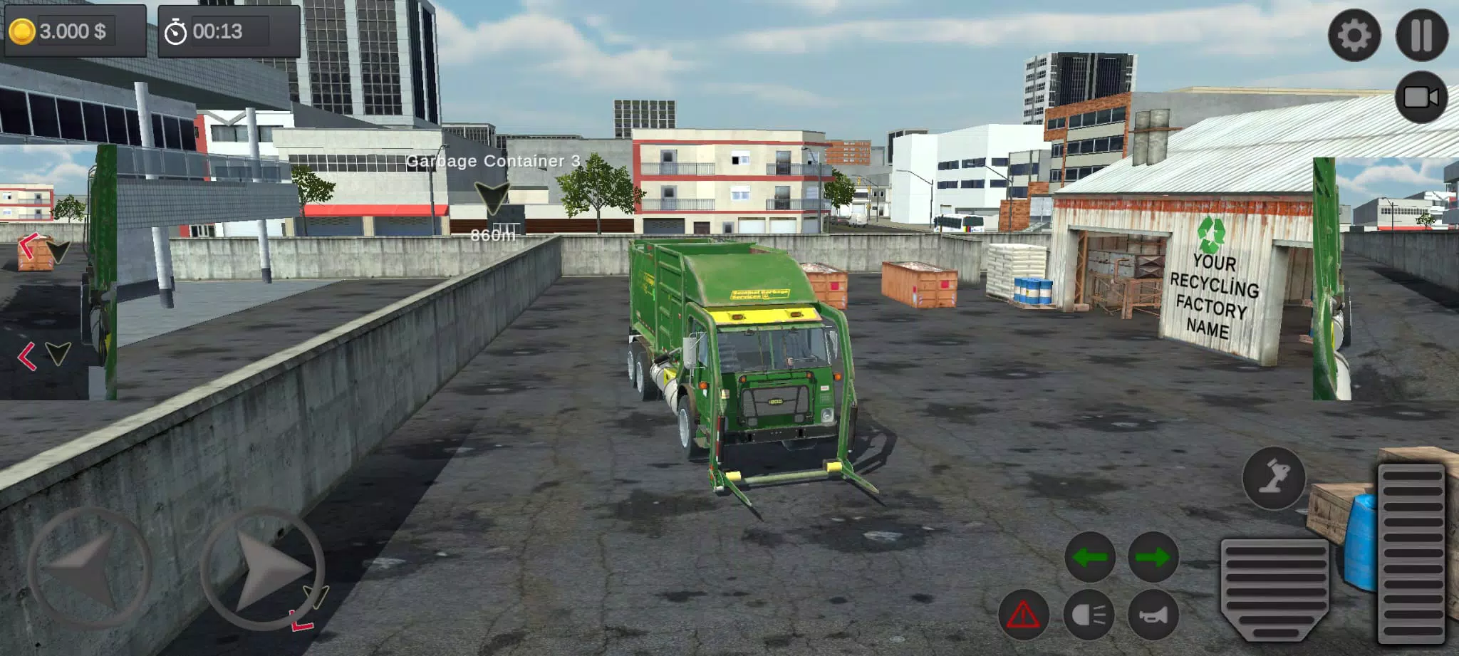 城市垃圾车司机1