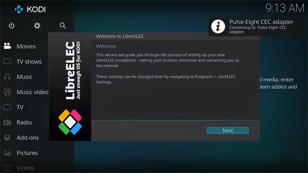 Reboot to LibreELEC中文版1