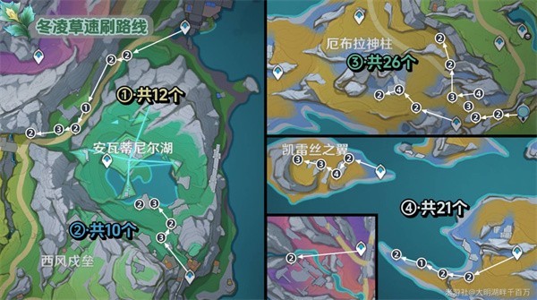 原神冬凌草与松珀香速刷攻略