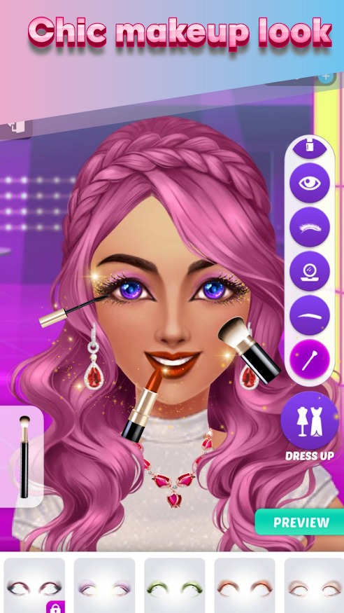 时装秀：装扮和化妆32088