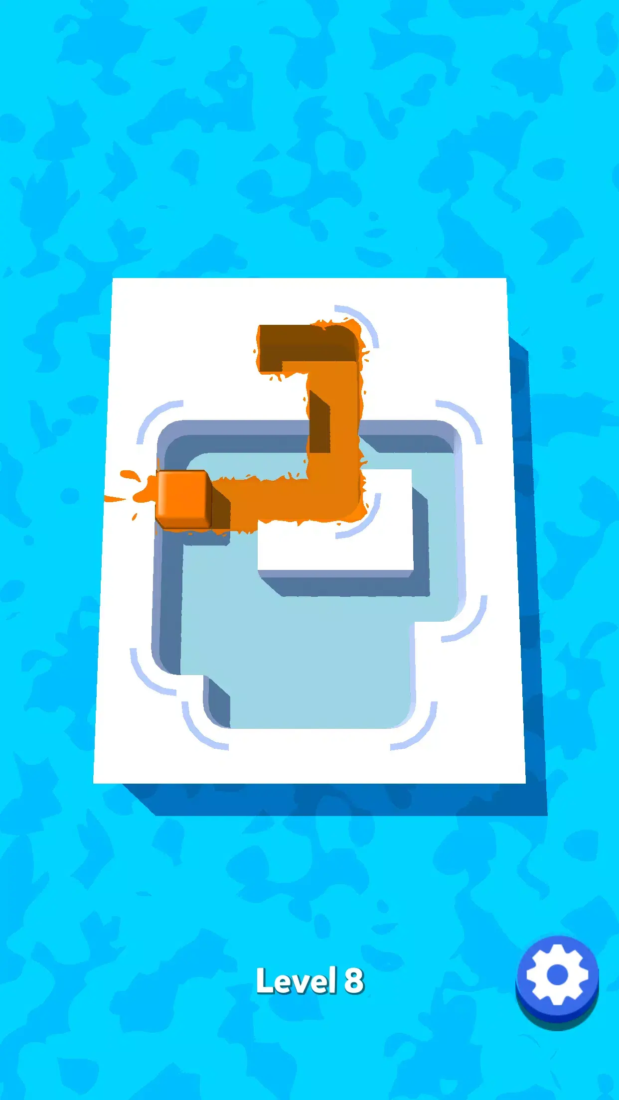 染色迷宫小游戏