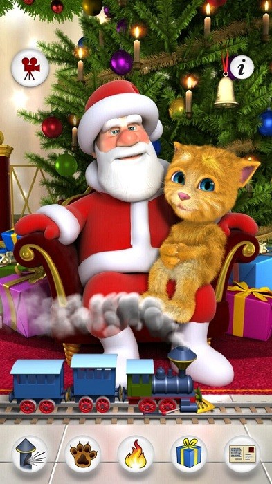 会说话的圣诞老人和金杰猫0