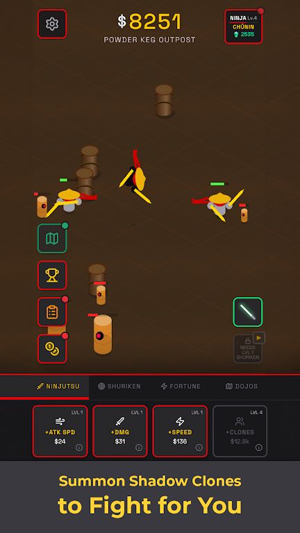 忍者放置竞技场0