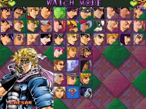 mugen动漫大乱斗jojo安卓版0