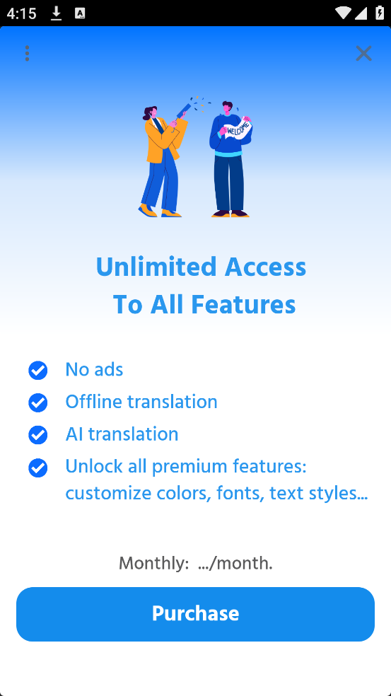 Tap Translate Screen免费版0