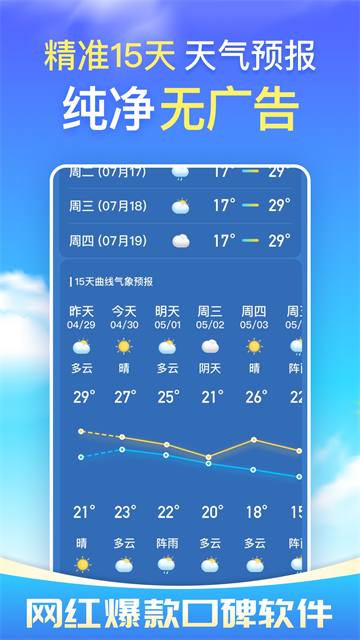 天气预报纯净版最新版2