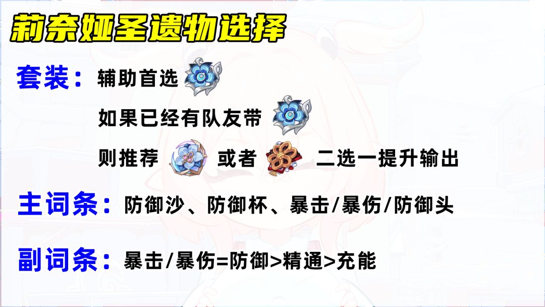 原神莉奈娅怎么培养