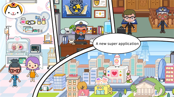 米加小镇世界三层小屋0