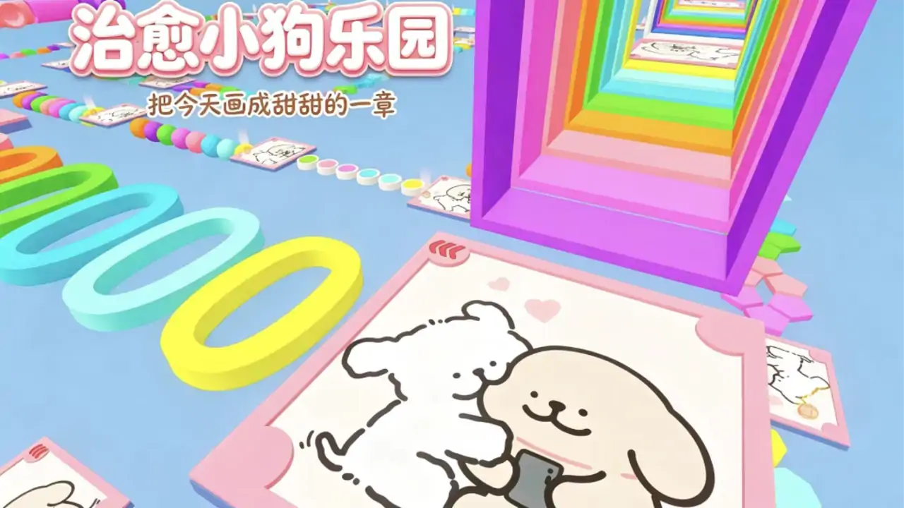 线条小狗跑酷0