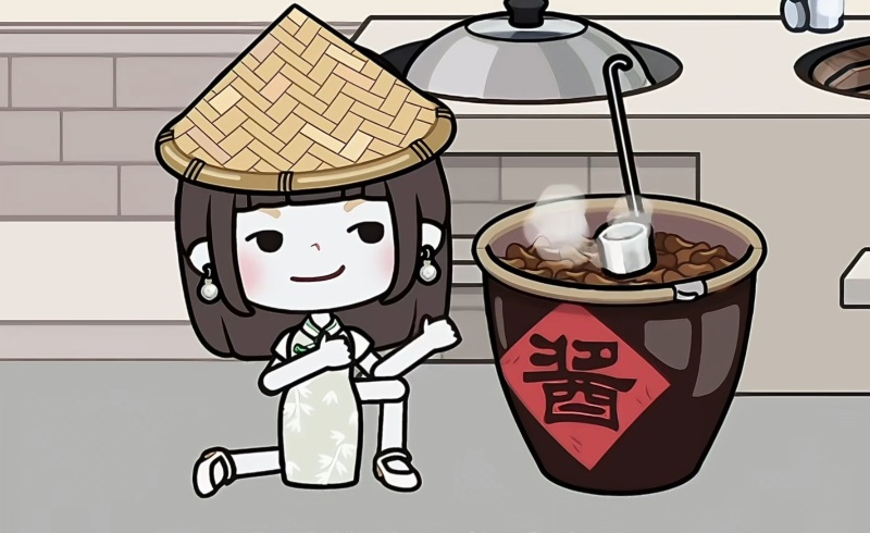 米加小镇中式庭院自建房