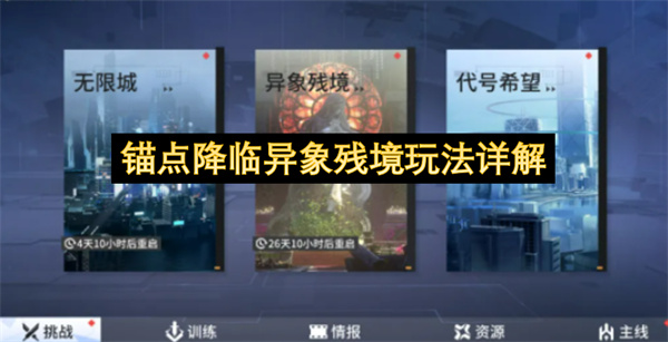 锚点降临异象残境玩法详解